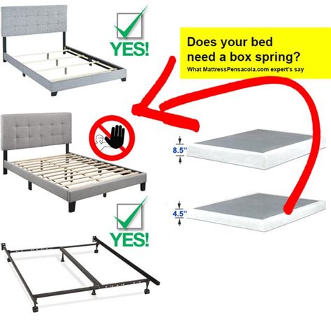 does a metal bed frame need a box spring|mattress box spring alternatives.